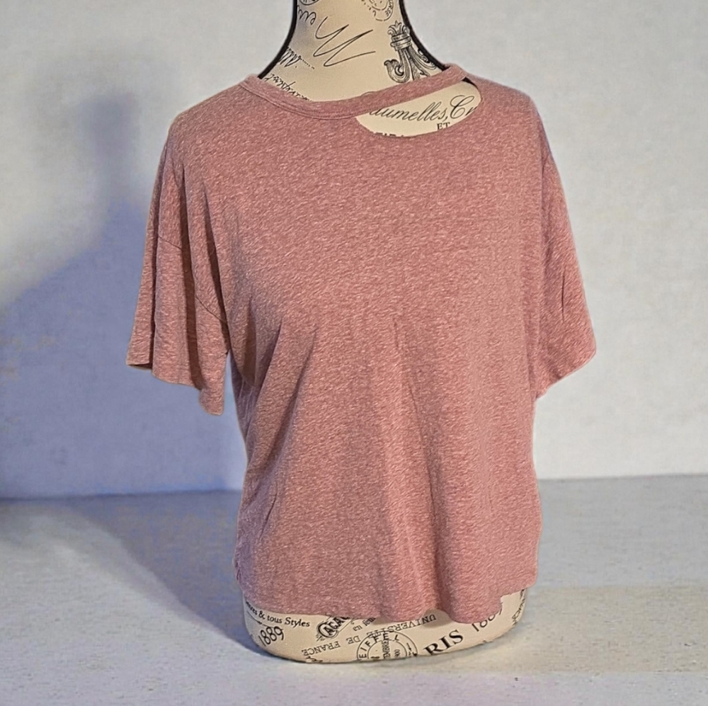 Rachel Zoe Mauve Short‎ Sleeve Tee